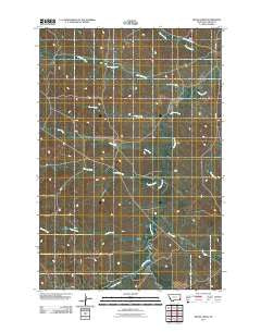 Skunk Creek Montana Historical topographic map, 1:24000 scale, 7.5 X 7.5 Minute, Year 2011