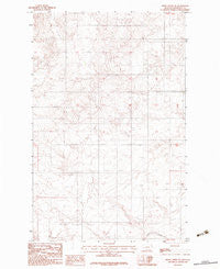 Smoke Creek SW Montana Historical topographic map, 1:24000 scale, 7.5 X 7.5 Minute, Year 1983