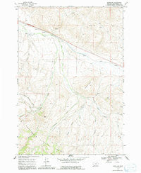 Snowline Montana Historical topographic map, 1:24000 scale, 7.5 X 7.5 Minute, Year 1968