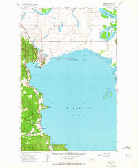 Somers Montana Historical topographic map, 1:24000 scale, 7.5 X 7.5 Minute, Year 1962