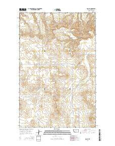 Soo NE Montana Current topographic map, 1:24000 scale, 7.5 X 7.5 Minute, Year 2014