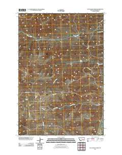 South Bear Creek Montana Historical topographic map, 1:24000 scale, 7.5 X 7.5 Minute, Year 2011