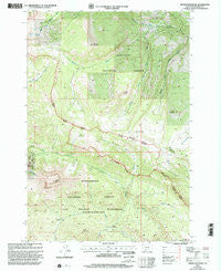 Sphinx Mountain Montana Historical topographic map, 1:24000 scale, 7.5 X 7.5 Minute, Year 1997
