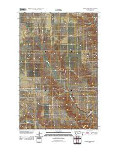Spring Creek SW Montana Historical topographic map, 1:24000 scale, 7.5 X 7.5 Minute, Year 2011