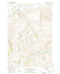 Springdale Montana Historical topographic map, 1:24000 scale, 7.5 X 7.5 Minute, Year 1951