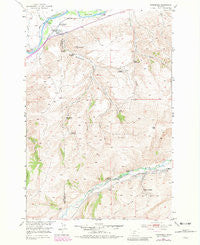 Springdale Montana Historical topographic map, 1:24000 scale, 7.5 X 7.5 Minute, Year 1951
