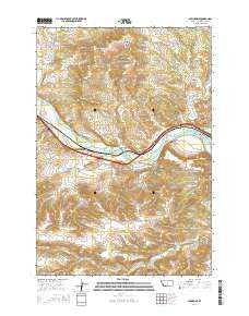 Springtime Montana Current topographic map, 1:24000 scale, 7.5 X 7.5 Minute, Year 2014