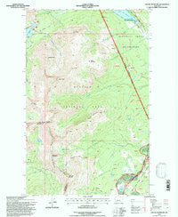 Squaw Mountain Montana Historical topographic map, 1:24000 scale, 7.5 X 7.5 Minute, Year 1995