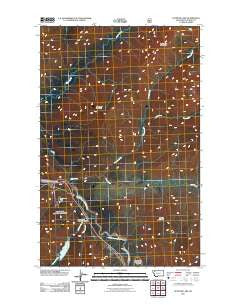 Stanton Lake Montana Historical topographic map, 1:24000 scale, 7.5 X 7.5 Minute, Year 2011