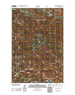 Stemple Pass Montana Historical topographic map, 1:24000 scale, 7.5 X 7.5 Minute, Year 2011