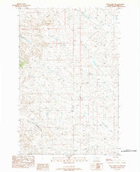 Steve Forks SW Montana Historical topographic map, 1:24000 scale, 7.5 X 7.5 Minute, Year 1983