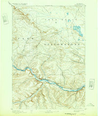 Stillwater Montana Historical topographic map, 1:125000 scale, 30 X 30 Minute, Year 1892
