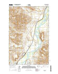 Stipek Montana Current topographic map, 1:24000 scale, 7.5 X 7.5 Minute, Year 2014