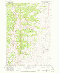 Stonehouse Mountain Montana Historical topographic map, 1:24000 scale, 7.5 X 7.5 Minute, Year 1968