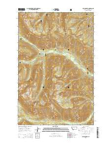 String Creek Montana Current topographic map, 1:24000 scale, 7.5 X 7.5 Minute, Year 2014