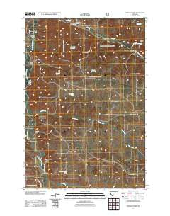 Stroud Creek Montana Historical topographic map, 1:24000 scale, 7.5 X 7.5 Minute, Year 2011