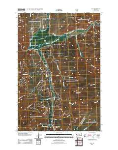 Sula Montana Historical topographic map, 1:24000 scale, 7.5 X 7.5 Minute, Year 2011