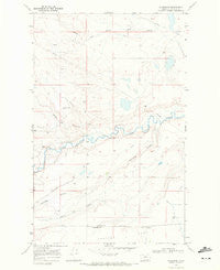 Sundance Montana Historical topographic map, 1:24000 scale, 7.5 X 7.5 Minute, Year 1968