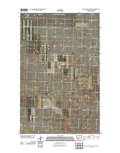 Sunny Slope School Montana Historical topographic map, 1:24000 scale, 7.5 X 7.5 Minute, Year 2011