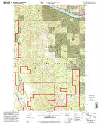 Swede Mountain Montana Historical topographic map, 1:24000 scale, 7.5 X 7.5 Minute, Year 1997