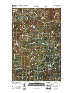 Sylvia Lake Montana Historical topographic map, 1:24000 scale, 7.5 X 7.5 Minute, Year 2011
