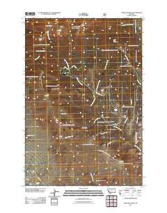 Table Mountain Montana Historical topographic map, 1:24000 scale, 7.5 X 7.5 Minute, Year 2011