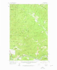 Tarkio Montana Historical topographic map, 1:62500 scale, 15 X 15 Minute, Year 1959