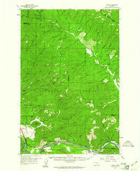 Tarkio Montana Historical topographic map, 1:62500 scale, 15 X 15 Minute, Year 1959