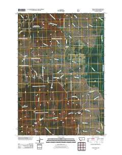 Tash Peak Montana Historical topographic map, 1:24000 scale, 7.5 X 7.5 Minute, Year 2011