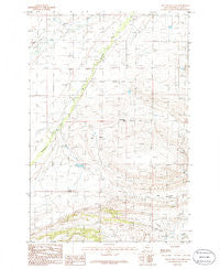 Ten O'Clock Gate Montana Historical topographic map, 1:24000 scale, 7.5 X 7.5 Minute, Year 1986