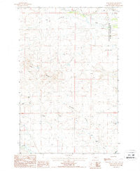 Teton Buttes Montana Historical topographic map, 1:24000 scale, 7.5 X 7.5 Minute, Year 1987