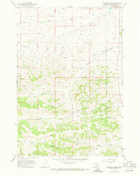 Thompson Creek Montana Historical topographic map, 1:24000 scale, 7.5 X 7.5 Minute, Year 1967
