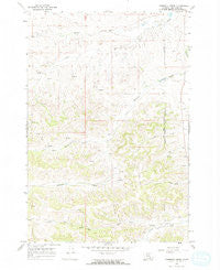 Thompson Creek Montana Historical topographic map, 1:24000 scale, 7.5 X 7.5 Minute, Year 1967