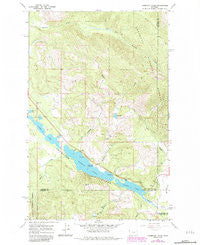 Thompson Lakes Montana Historical topographic map, 1:24000 scale, 7.5 X 7.5 Minute, Year 1966