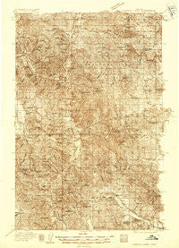 Thompson Lakes Montana Historical topographic map, 1:96000 scale, 30 X 30 Minute, Year 1935