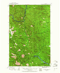 Thompson Lakes Montana Historical topographic map, 1:125000 scale, 30 X 30 Minute, Year 1935