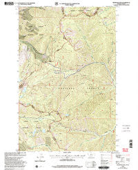 Thompson Pass Montana Historical topographic map, 1:24000 scale, 7.5 X 7.5 Minute, Year 1999