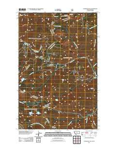 Thompson Pass Montana Historical topographic map, 1:24000 scale, 7.5 X 7.5 Minute, Year 2011