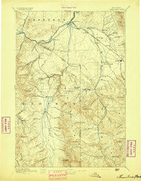 Three Forks Montana Historical topographic map, 1:250000 scale, 1 X 1 Degree, Year 1894