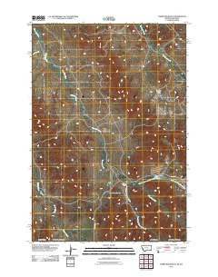 Three Bar Ranch Montana Historical topographic map, 1:24000 scale, 7.5 X 7.5 Minute, Year 2011