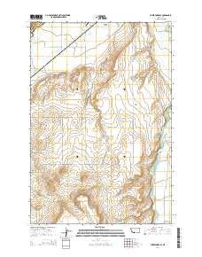Three Forks SE Montana Current topographic map, 1:24000 scale, 7.5 X 7.5 Minute, Year 2014