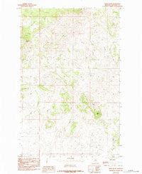 Tiger Butte Montana Historical topographic map, 1:24000 scale, 7.5 X 7.5 Minute, Year 1984