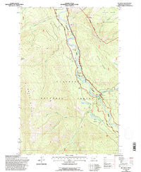 Tin Creek Montana Historical topographic map, 1:24000 scale, 7.5 X 7.5 Minute, Year 1994