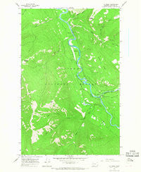 Tin Creek Montana Historical topographic map, 1:24000 scale, 7.5 X 7.5 Minute, Year 1965