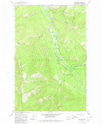 Tin Creek Montana Historical topographic map, 1:24000 scale, 7.5 X 7.5 Minute, Year 1965