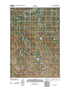 Tip Top Butte Montana Historical topographic map, 1:24000 scale, 7.5 X 7.5 Minute, Year 2011