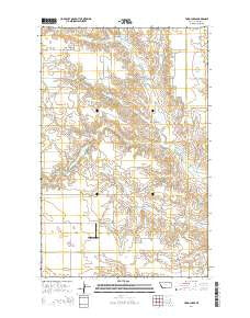 Todd Lakes Montana Current topographic map, 1:24000 scale, 7.5 X 7.5 Minute, Year 2014