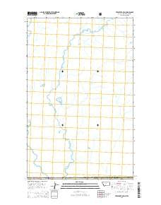 Trailcreek OE N Montana Current topographic map, 1:24000 scale, 7.5 X 7.5 Minute, Year 2014