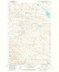 Triple Crossing Reservoir West Montana Historical topographic map, 1:24000 scale, 7.5 X 7.5 Minute, Year 1973