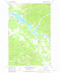 Trout Creek Montana Historical topographic map, 1:24000 scale, 7.5 X 7.5 Minute, Year 1966